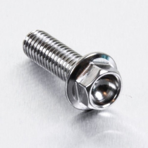 Achat Vis à tête Hexagonale à Bride en Inox M8 x 25mm (1.25mm)   - Visserie moto