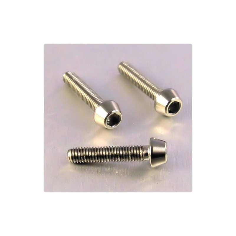 Vis Titane tête BTR conique M3 x 0.5mm x 15mm