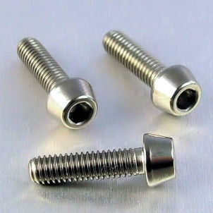 Achat Vis Titane tête BTR (CHC) conique M4 x (0.7mm) x 15mm  - Visserie moto Probolt