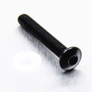 Acheter Vis à tête bombée en Aluminium M4 x 25mm XL (0,7mm) - Visserie moto de couleur Probolt