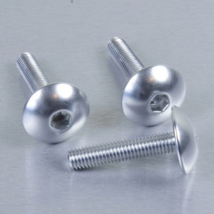 Acheter Vis à tête bombée en Aluminium M5 x 25mm XL (0,8mm)  - Visserie moto de couleur Probolt