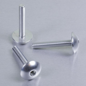 Acheter Vis à tête bombée en Aluminium M5 x 30mm XL (0,8mm)  - Visserie moto de couleur Probolt