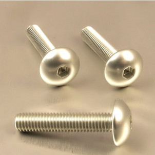 Acheter Vis à tête bombée en Aluminium M5 x 35mm (0,8mm) - Visserie moto de couleur Probolt