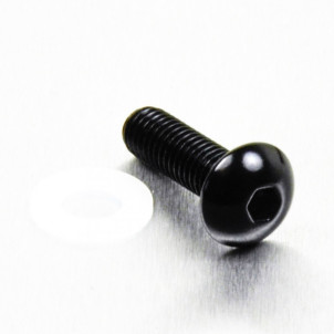 Acheter Vis à tête bombée en Aluminium M6 x 20mm (1.00mm) - Visserie moto de couleur Probolt