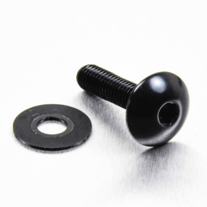 Acheter Vis à tête bombée en Aluminium M6 x 25mm (1.00mm) - Visserie moto de couleur Probolt