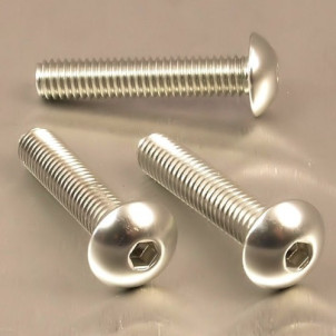 Acheter Vis à tête bombée en Aluminium M6 x 30mm (1.00mm) - Visserie moto de couleur Probolt