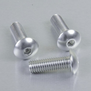 Acheter Vis à tête bombée en Aluminium M8 x 25mm (1.00mm) - Visserie moto de couleur Probolt