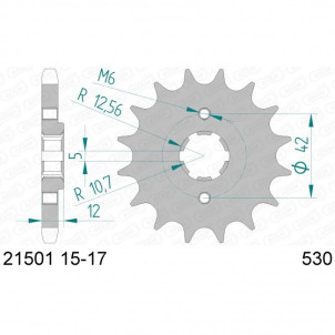 Pignon Afam Yamaha 21501