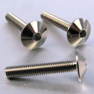 Achat Vis Titane tête Bombée M6 x (1.00mm) x 35mm   - Visserie moto Probolt