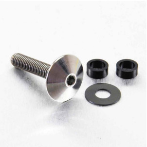 Achat Vis Titane tête Bombée M5 x (0.8mm) x 25mm (Tête 16mm)  - Visserie moto Probolt