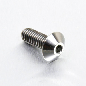 Achat Vis Titane tête Bombée M6 x (1.00mm) x 16mm XS  - Visserie moto Probolt