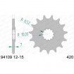 Pignon Afam Acier Type 94109 PAS 420