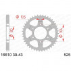 Couronne Afam Acier Type 16610  Pas 525 Kawasaki