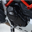 Couvre Carter RG droit noir Ducati 1200 MULTISTRADA