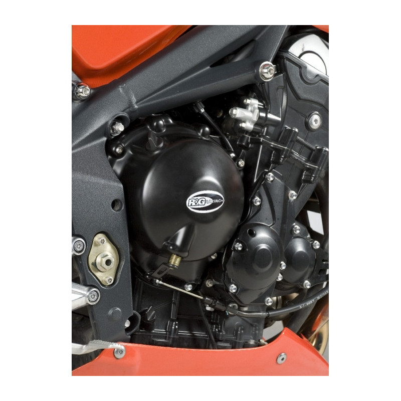 Couvre Carter RG Race Series droit noir Triumph Daytona 675