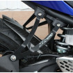 Patte fixation de silencieux RG noir Yamaha YZF-R3