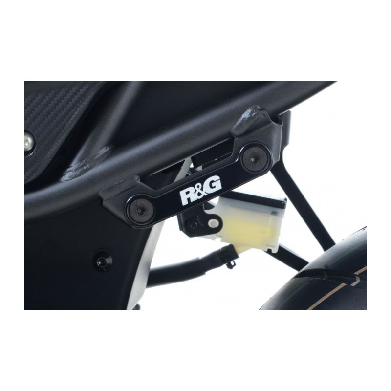 Support de Cache Orifice Reposes Pieds RG gauche R et G RACING noir MV Agusta 1090RR