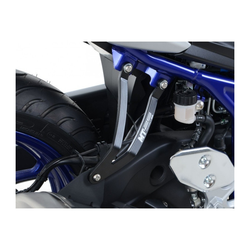 Kit suppression de reposes-pied RG arrière noir Yamaha MT-03