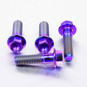 Acheter Kit Visserie Titane Pincement Guidon- Visserie moto Pro-Bolt