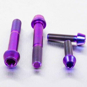 Acheter Kit Visserie Titane Pincement Guidon- Visserie moto Pro-Bolt