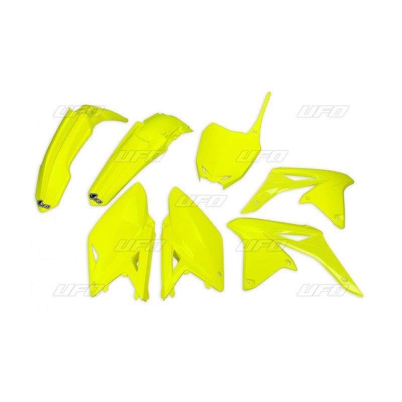 Kit plastiques UFO jaune fluo Suzuki RM-Z250