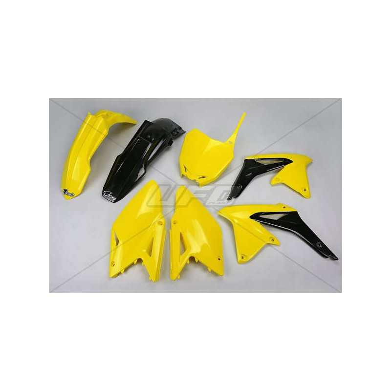 Kit plastiques UFO couleur origine 14 jaune/noir Suzuki RM-Z450