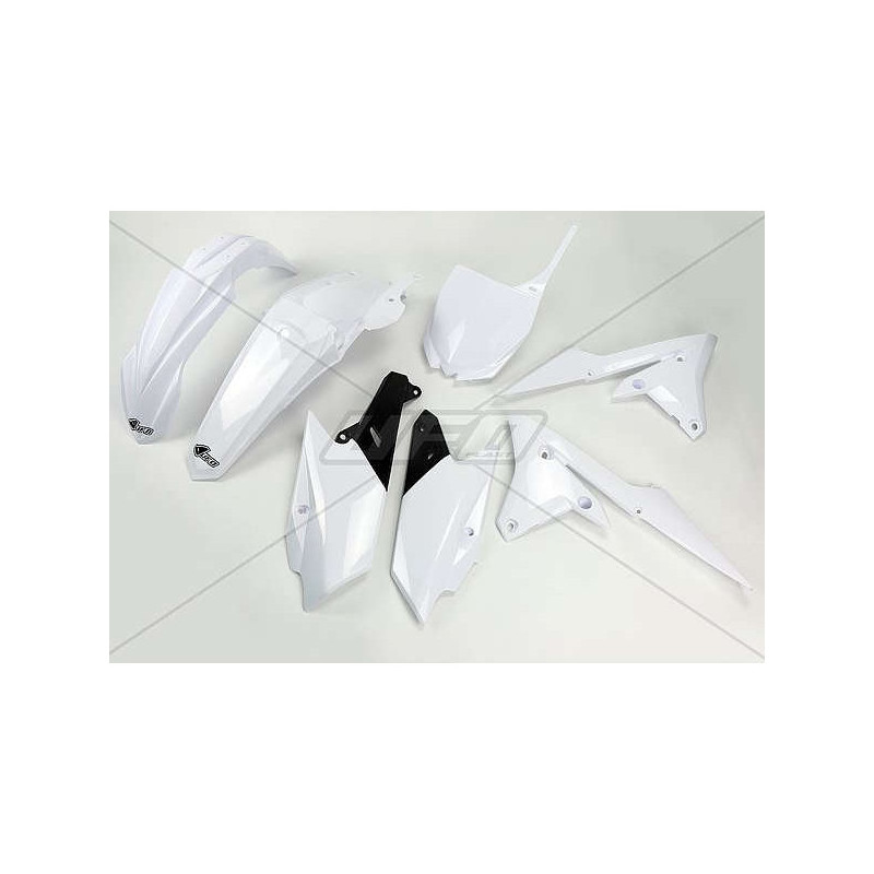 Kit plastiques UFO blanc Yamaha YZ250F/450F