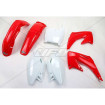 Kit plastiques UFO couleur origine rouge/blanc Honda CR125R/250R