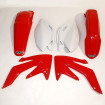 Kit plastiques UFO couleur origine rouge/blanc Honda CRF250R