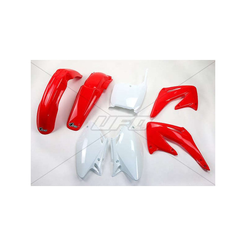 Kit plastiques UFO couleur origine rouge/blanc Honda CRF450R