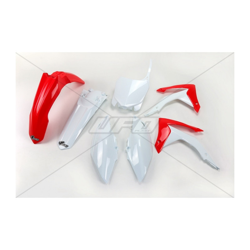 Kit plastiques UFO couleur origine rouge/blanc Honda CRF450R