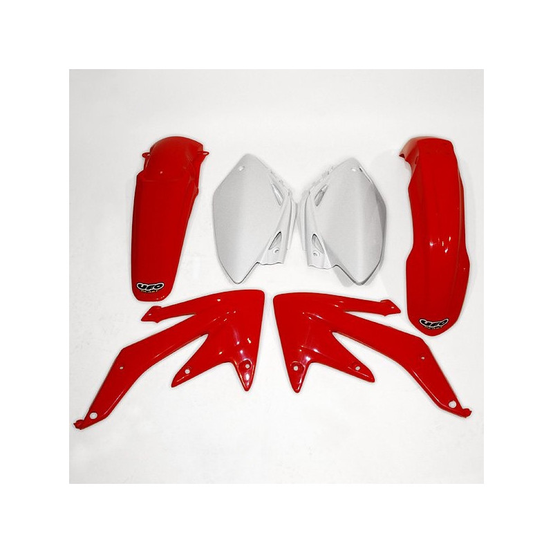 Kit plastiques UFO couleur origine rouge/blanc Honda CRF450R