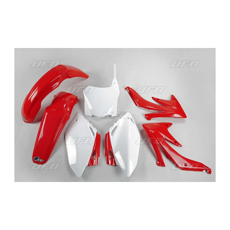 Kit plastiques UFO couleur origine rouge/blanc Honda CRF450R