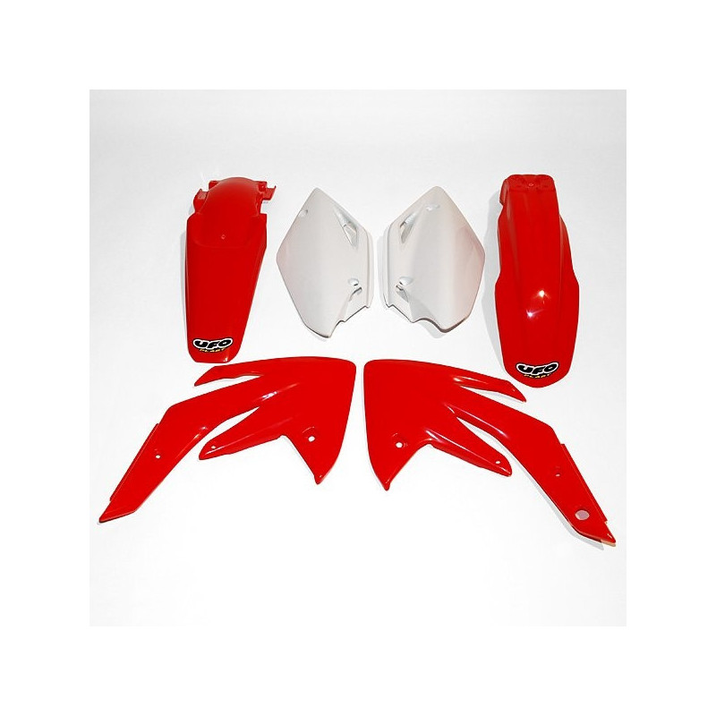 Kit plastiques UFO couleur origine rouge/blanc Honda CRF150R/150F