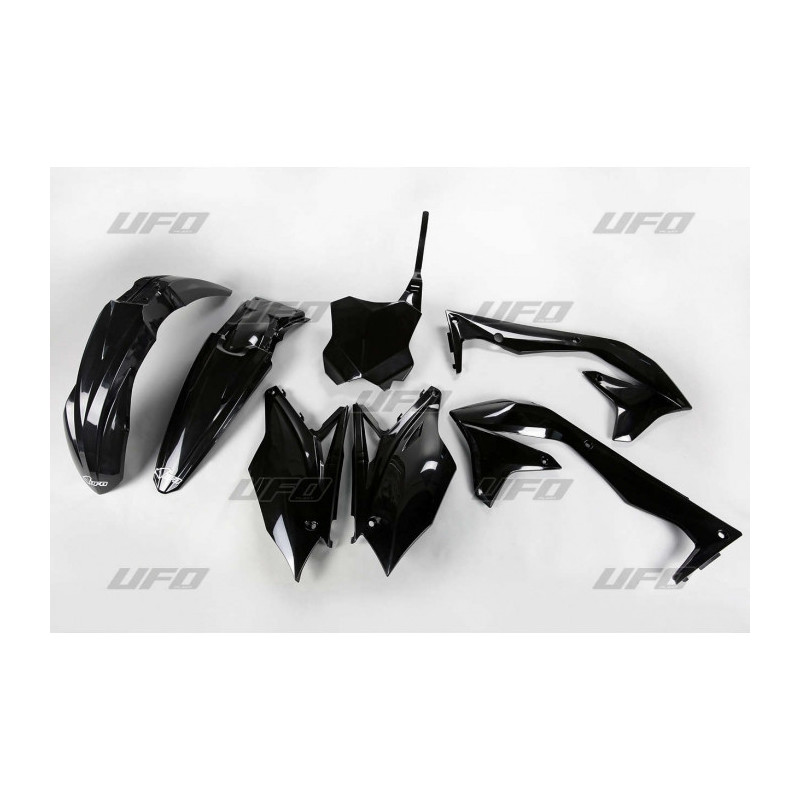 Kit plastiques UFO noir Kawasaki KX450F