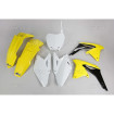 Kit plastiques UFO couleur origine jaune/noir/blanc Suzuki RM-Z450