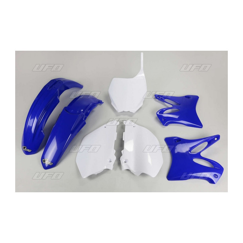 Kit plastiques UFO couleur origine bleu/blanc Yamaha YZ125/144/250