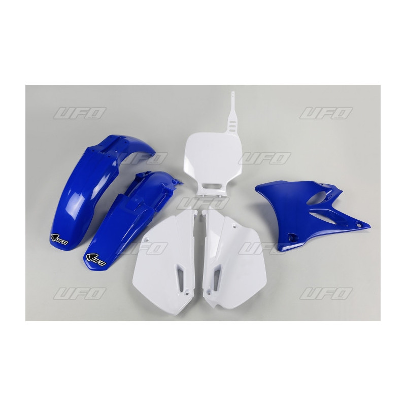 Kit plastiques UFO couleur origine bleu/blanc Yamaha YZ85