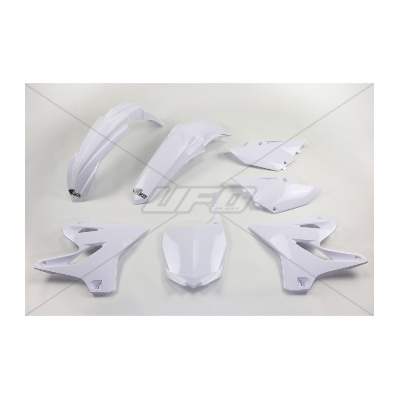 Kit plastiques UFO blanc Yamaha YZ125/250