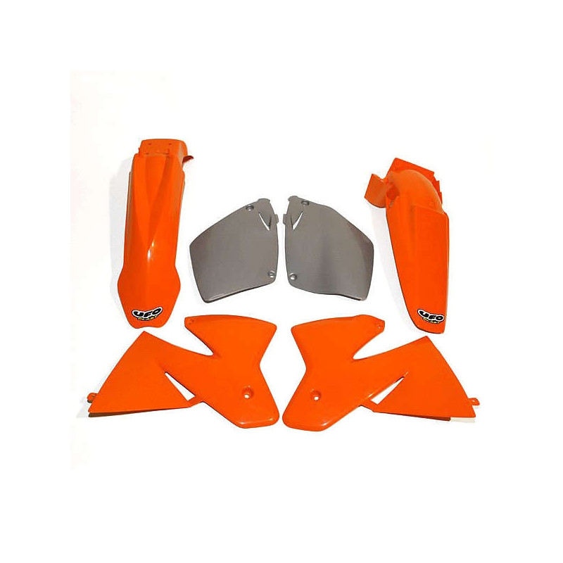 Kit plastiques UFO couleur origine orange/gris KTM