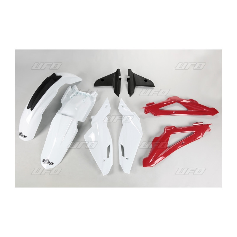 Kit plastiques UFO couleur origine blanc/rouge/gris Husqvarna TC250