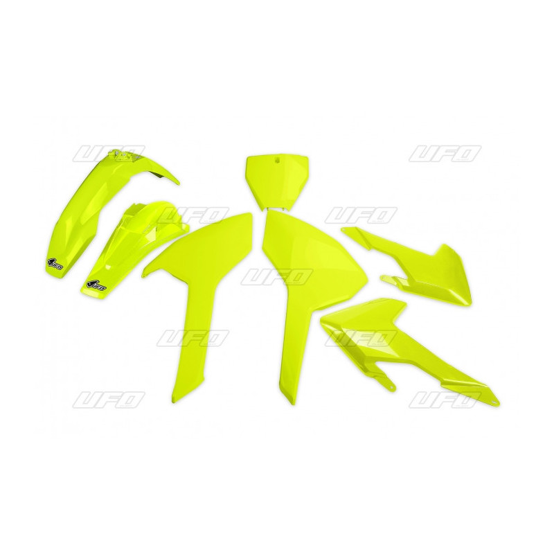 Kit plastiques UFO jaune fluo Husqvarna