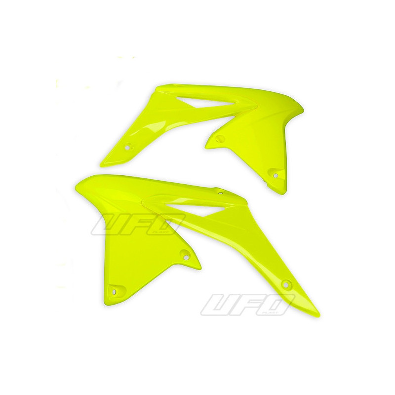 Ouies De Radiateur Ufo Jaune Fluo Suzuki Rm-Z250