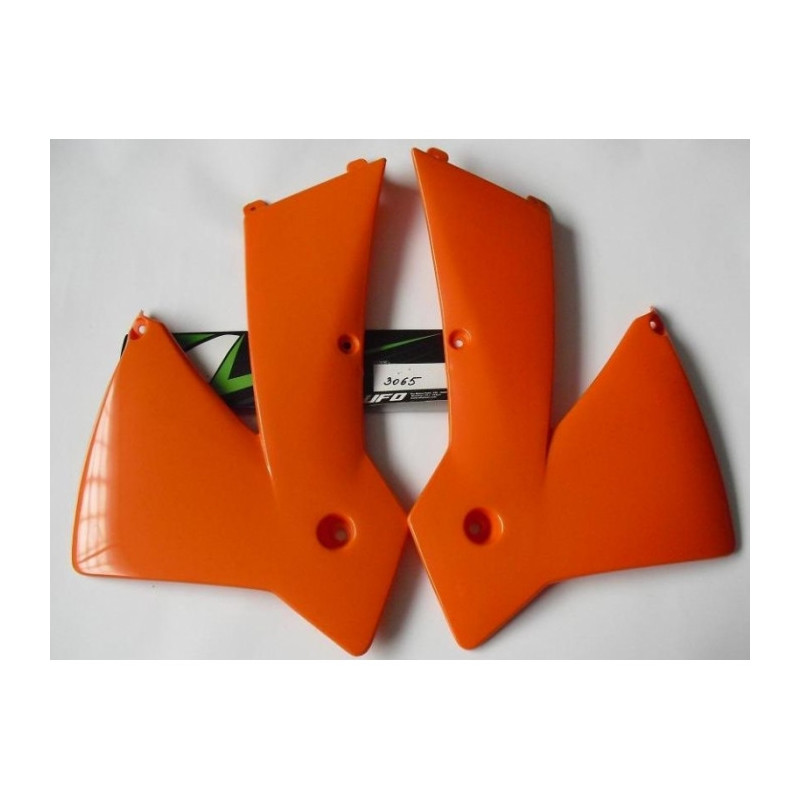 Ouies De Radiateur Sx '01-04 Exc '03-04 Orange Ktm 98-09