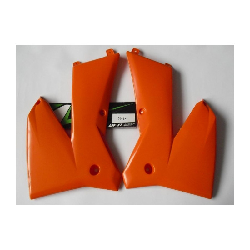 Ouies De Radiateur Sx-Sxf 05-06 Exc 05-07 Orange Ktm 98-09