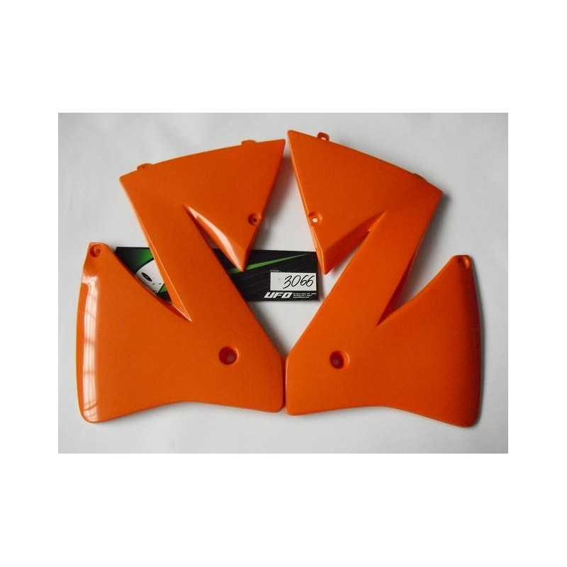 Ouies De Radiateur Exc '01-02 120,200,300, 400,520 Orange Ktm 98-09