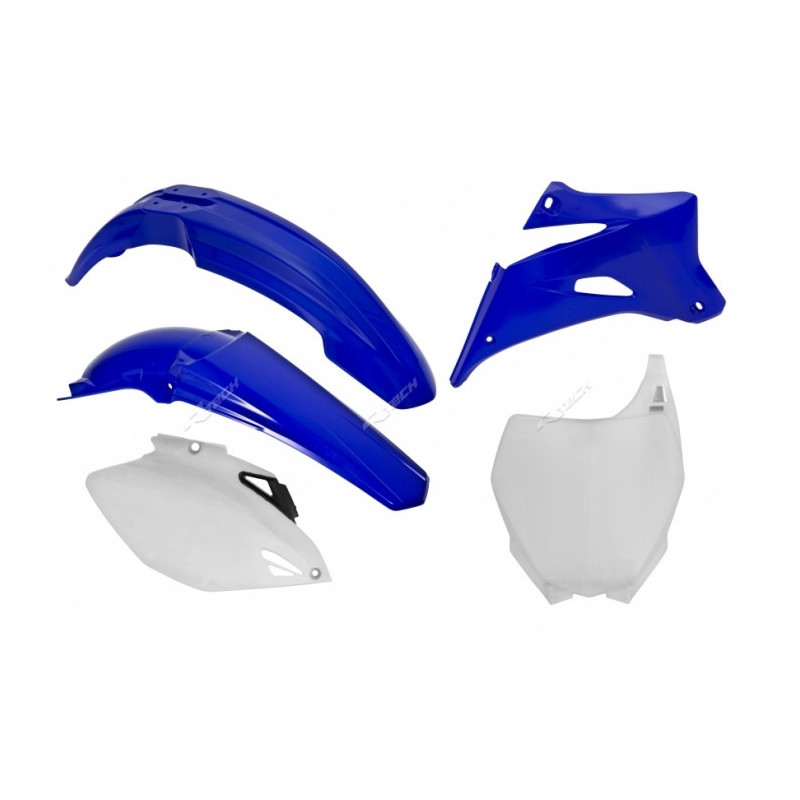 Kit plastiques RACETECH couleur origine bleu/blanc Yamaha YZ250F