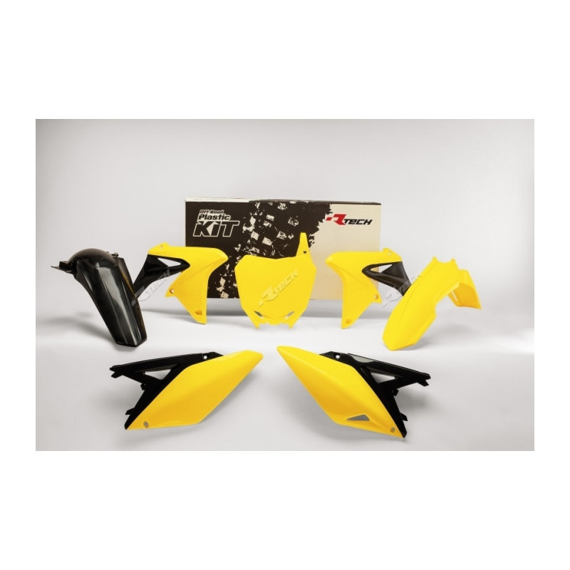 Kit plastiques RACETECH couleur origine 14-16 jaune/noir Suzuki RM-Z250