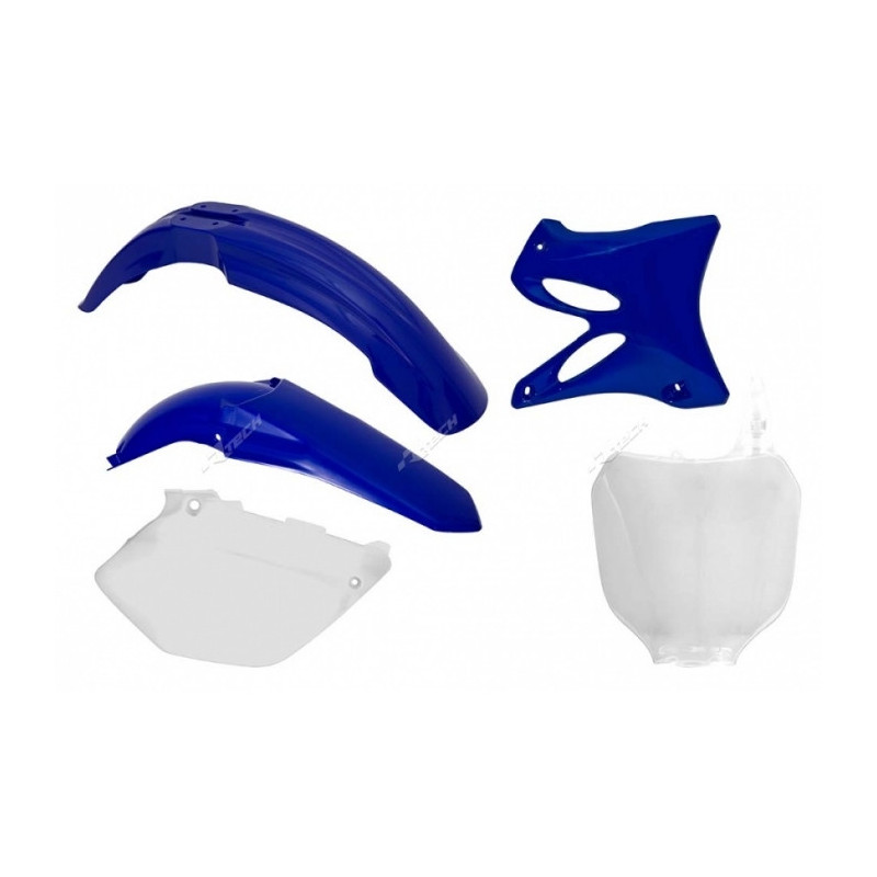 Kit plastiques RACETECH couleur origine bleu/blanc Yamaha YZ125/250