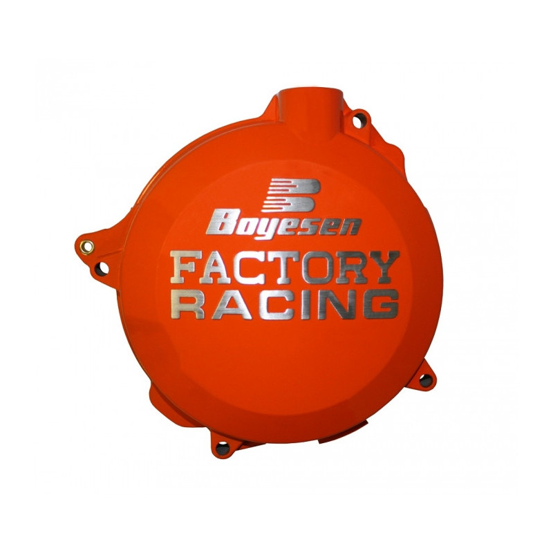 Couvercle de carter dembrayage BOYESEN Factory Racing orange KTM EXC250/300